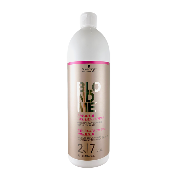 Schwarzkopf Professional Blonde Me Premium Developer Gel Formula - 2% 7 Vol  - GEL FORMULA FOR BLONDES