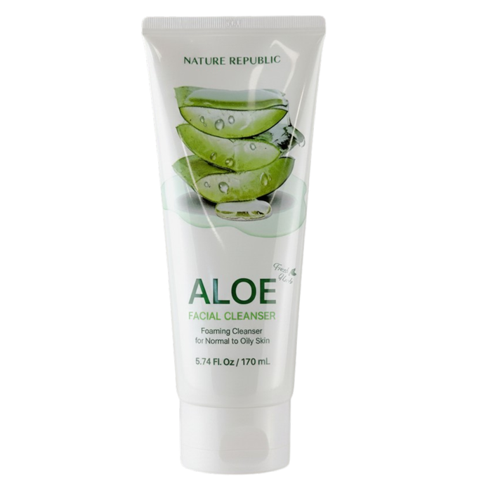 Nature Republic Fresh Herb Aloe Foam Facial Cleanser-image1 Nature Republic Fresh Herb Aloe Foam Facial Cleanser-image1