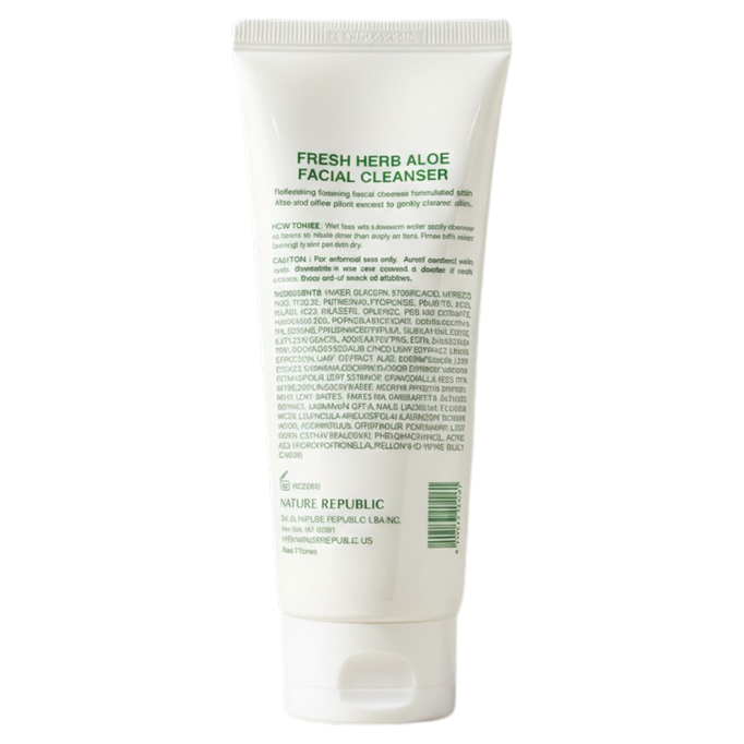Nature Republic Fresh Herb Aloe Foam Facial Cleanser-image2 Nature Republic Fresh Herb Aloe Foam Facial Cleanser-image2