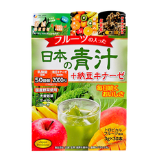 Fine Japan Japanese Green + Nattokinase With Fruits Powder-image1