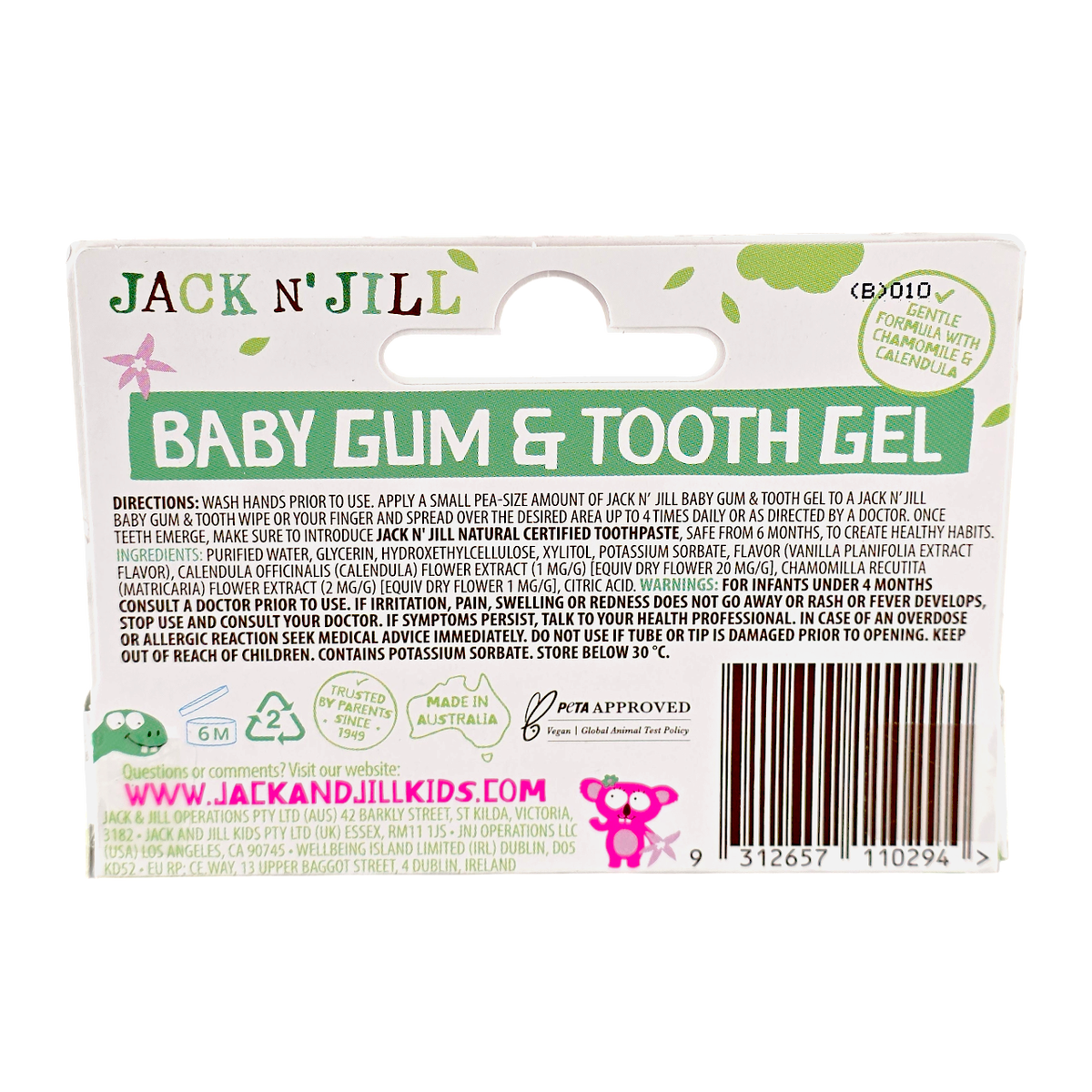 Jack N' Jill Baby Gum & Tooth Gel-image2