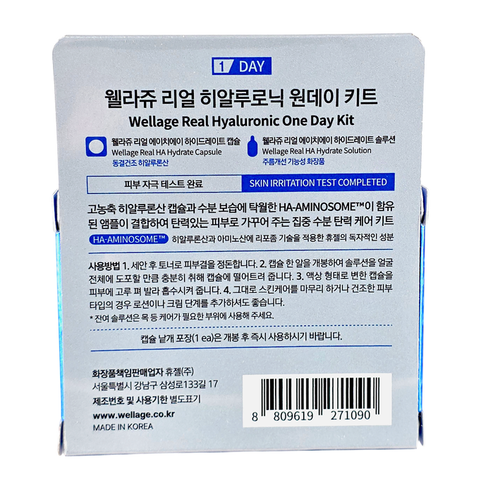 Wellage Real Hyaluronic One Day Kit-image2 Wellage Real Hyaluronic One Day Kit-image2