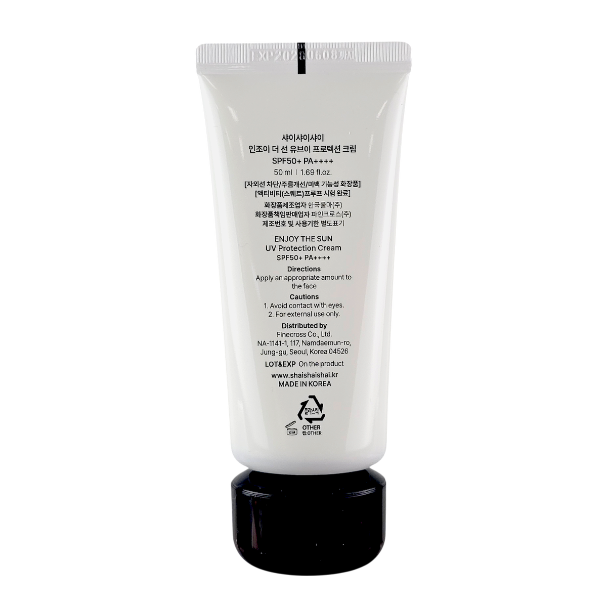 shaishaishai Enjoy The Sun UV Protection Cream SPF 50+ PA++++-image2 shaishaishai Enjoy The Sun UV Protection Cream SPF 50+ PA++++-image2