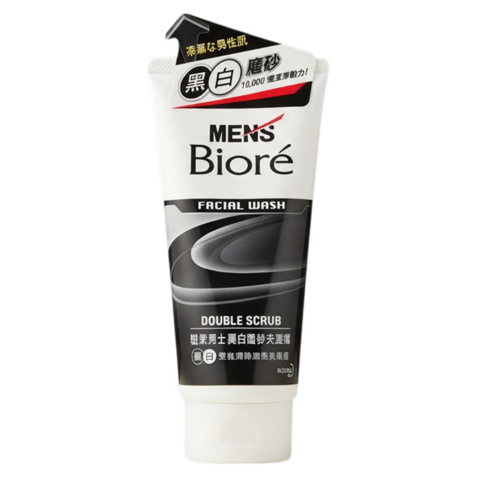 Biore Men's Double Scrub Facial Wash-image1 Biore Men's Double Scrub Facial Wash-image1
