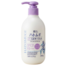 Kumano Cosme Reihaku Hatomugi The Tone Up UV Milky Gel SPF 31 PA+++-image1 Kumano Cosme Reihaku Hatomugi The Tone Up UV Milky Gel SPF 31 PA+++-image1