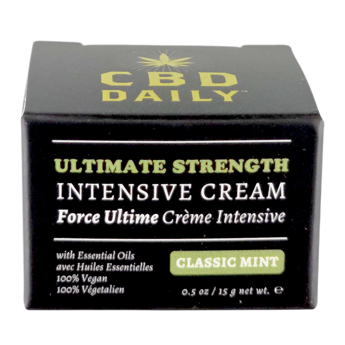 CBD Daily Ultimate Strength Classic Mint Intensive Cream CBD Daily Ultimate Strength Classic Mint Intensive Cream