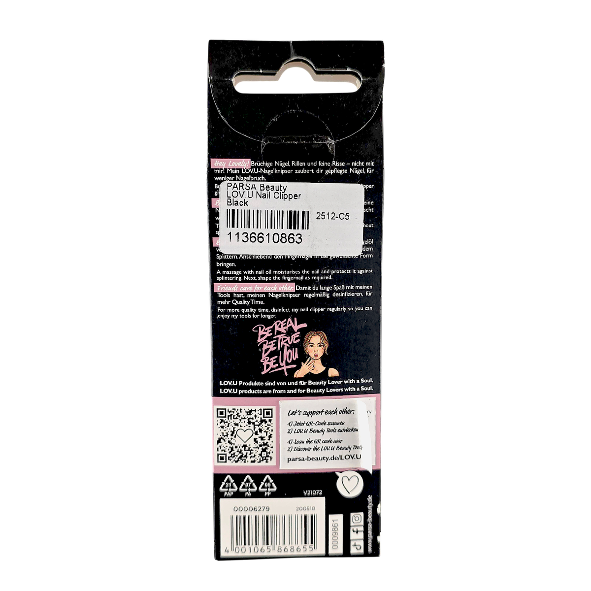 PARSA Beauty LOV.U Nail clipper-image2 PARSA Beauty LOV.U Nail clipper-image2