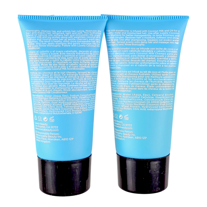 Luseta Coconut Milk Travel Duo Luseta Coconut Milk Travel Duo