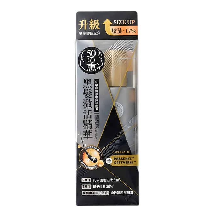 Rohto Mentholatum 50 megumi Anti-Grey Hair Essence-image1 Rohto Mentholatum 50 megumi Anti-Grey Hair Essence-image1