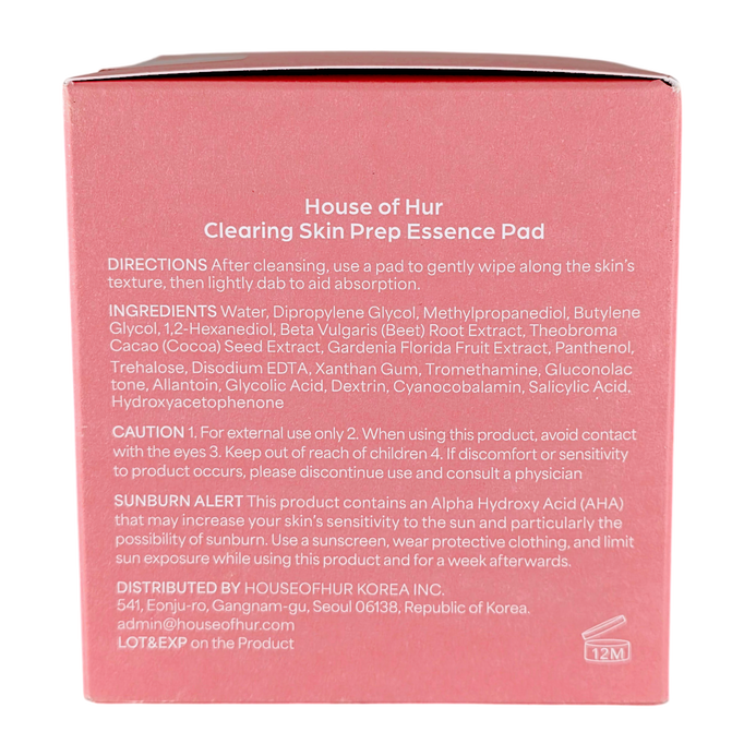 House of Hur Clearing Skin Prep Essence Pad-image3 House of Hur Clearing Skin Prep Essence Pad-image3
