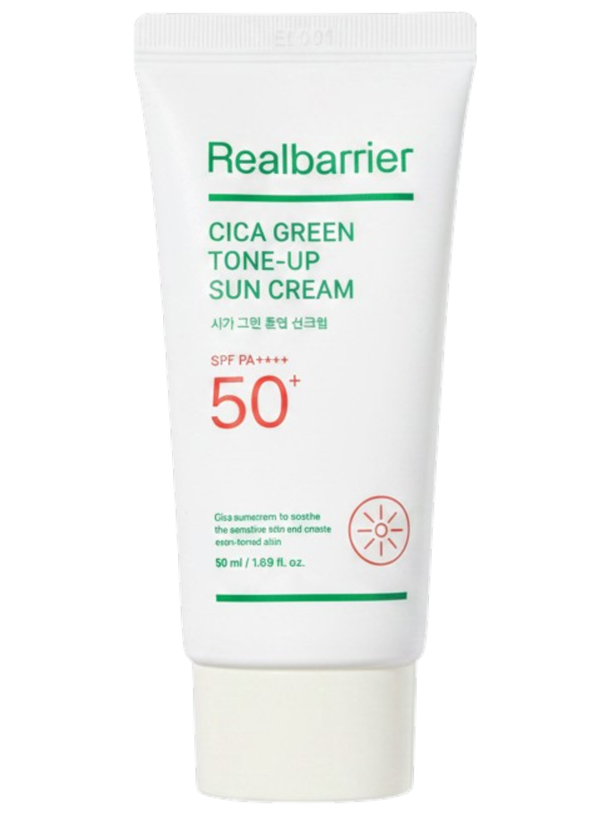 Real Barrier Cica Green Tone-Up Sun Cream SPF50+ PA++++-image1 Real Barrier Cica Green Tone-Up Sun Cream SPF50+ PA++++-image1