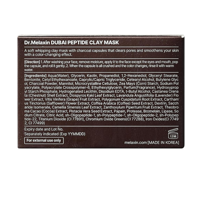 Dr.Melaxin Dubai Peptide Clay Mask Dr.Melaxin Dubai Peptide Clay Mask