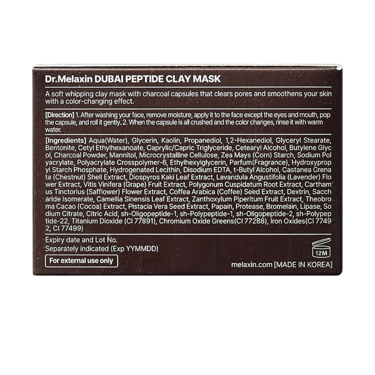 Dr.Melaxin Dubai Peptide Clay Mask-image3
