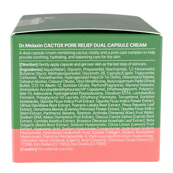 2.29 oz, Dr.Melaxin Cactox Pore Relief Dual Capsule Cream | SleekShop