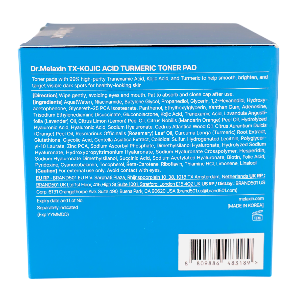 Dr.Melaxin TX-Kojic Acid Turmeric Toner Pads-image4 Dr.Melaxin TX-Kojic Acid Turmeric Toner Pads-image4