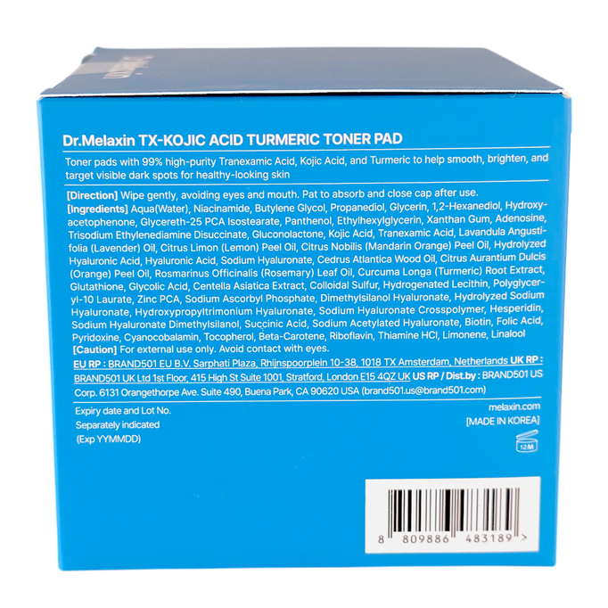 Dr.Melaxin TX-Kojic Acid Turmeric Toner Pads-image4 Dr.Melaxin TX-Kojic Acid Turmeric Toner Pads-image4