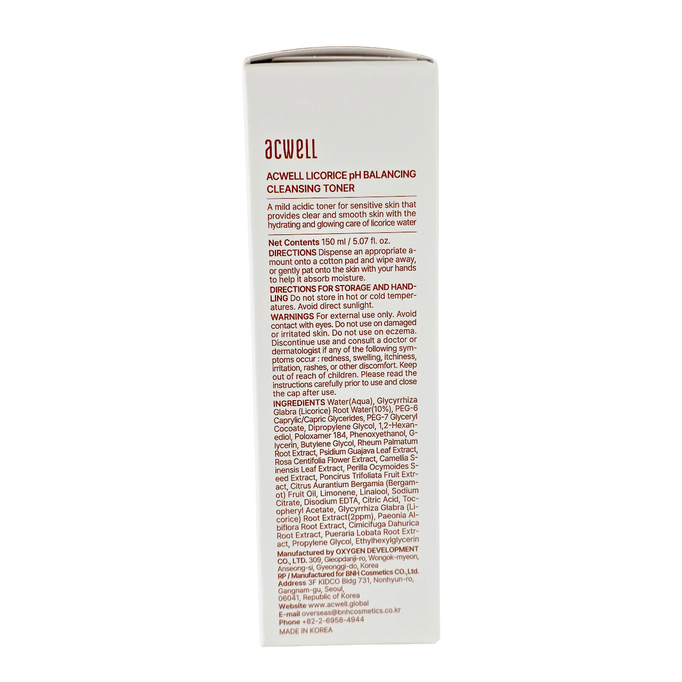Acwell Licorice pH Balancing Cleansing Toner-image4 Acwell Licorice pH Balancing Cleansing Toner-image4