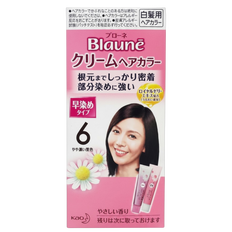 Kao Blaune Cream Type Hair Dye for White Hair-image1