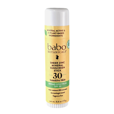 Babo Botanical Sheer Zinc Mineral Sunscreen Stick Sensitive Skin SPF 30-image1