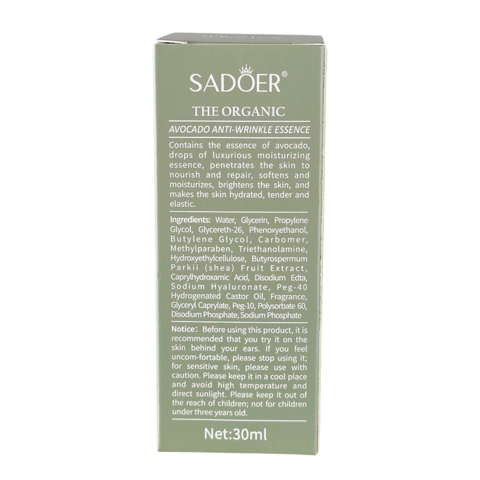 SADOER Organic Avocado Anti-Wrinkle Essence-image4 SADOER Organic Avocado Anti-Wrinkle Essence-image4