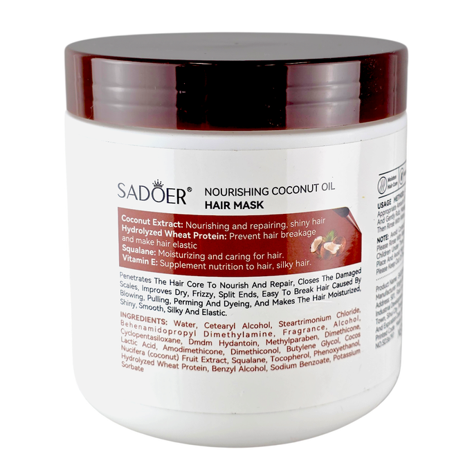 Sadoer Nourishing Coconut Oil Hair Mask-image2 Sadoer Nourishing Coconut Oil Hair Mask-image2