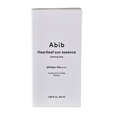 Abib Heartleaf Sun Essence Calming droop SPF50+ PA+