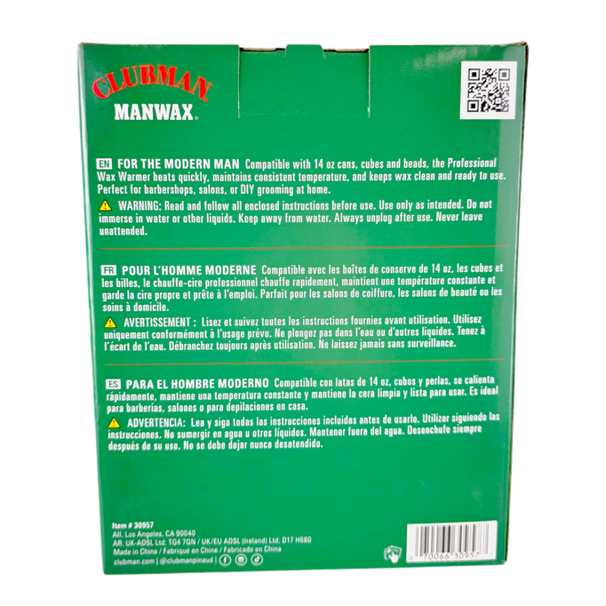 Clubman Pinaud Manwax Professional Wax Warmer-image2 Clubman Pinaud Manwax Professional Wax Warmer-image2