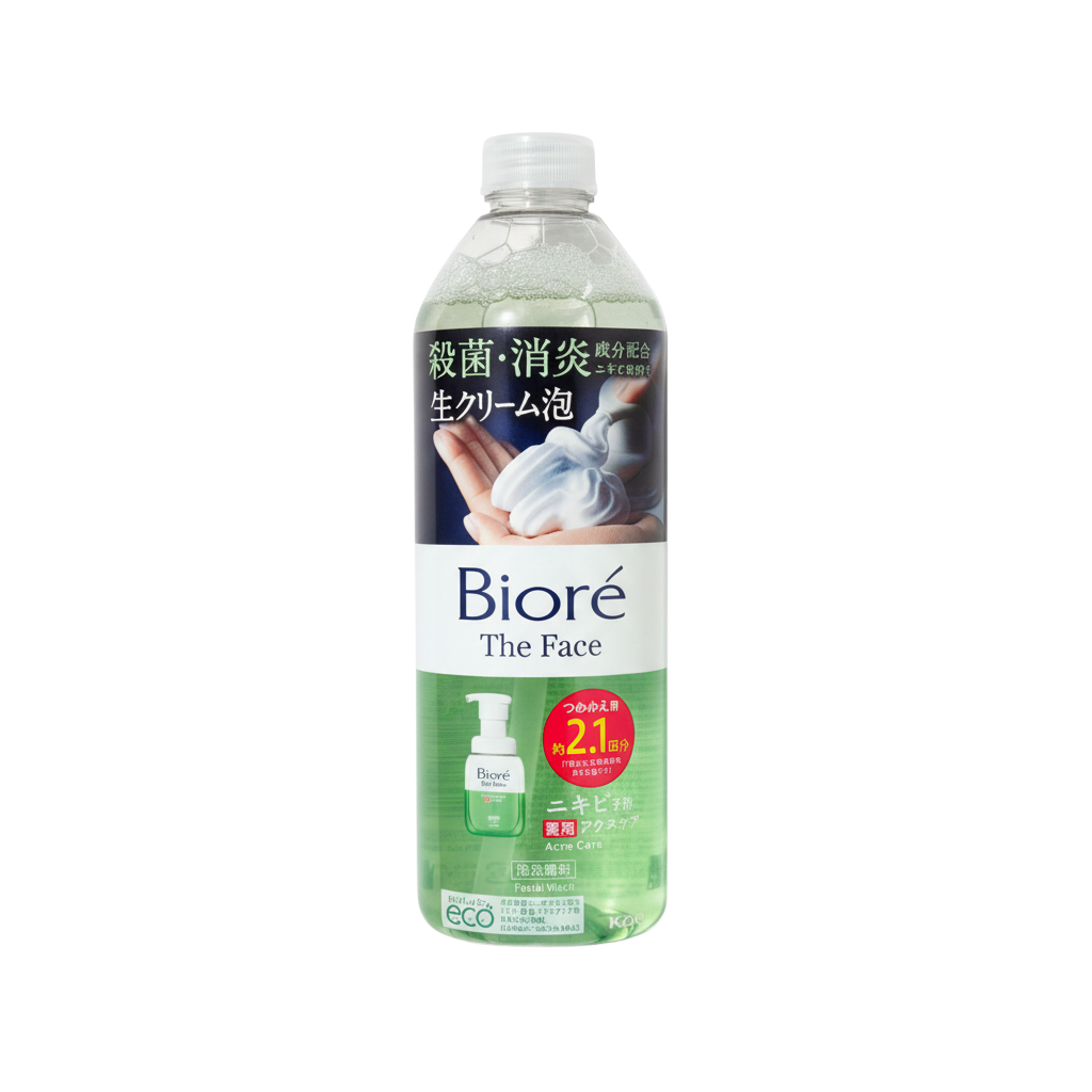 Biore The Face Foam Facial Cleanser Acne Care-image1