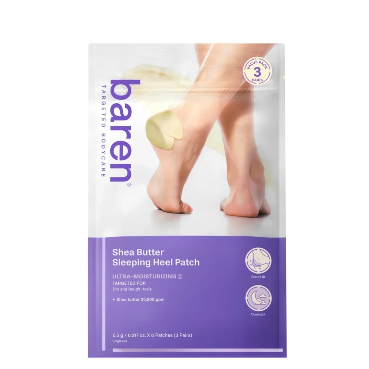 Baren Shea Butter Sleeping Heel Patch-image1 Baren Shea Butter Sleeping Heel Patch-image1