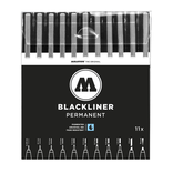 Molotow Blackliner 11 Piece Complete Pen Set