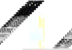 Pebeo Acrylic Marker Set of 3 Black/White/Gold