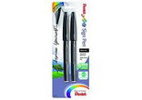 Pentel Sign Pen Fine Point Black Colored Markers 2 Pack Pentel Sign Pen Fine Point Black Colored Markers 2 Pack