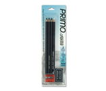 Primo Euro Blend Charcoal Pencils Pack of 4 Primo Euro Blend Charcoal Pencils Pack of 4