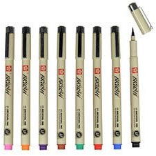 Sakura Pigma Brush Pen 8 Color Set Sakura Pigma Brush Pen 8 Color Set