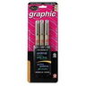 Sakura Pigma Graphic Pen Black Set of 3 Sakura Pigma Graphic Pen Black Set of 3