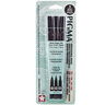 Sakura Pigma Professional Brush Pen 3 Piece Set Black Sakura Pigma Professional Brush Pen 3 Piece Set Black