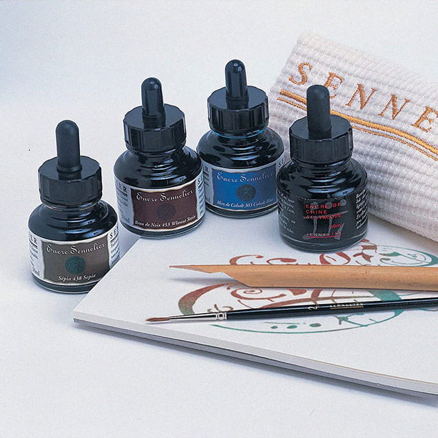 Sennelier Shellac-Based Drawing Ink - 30mL Sennelier Shellac-Based Drawing Ink - 30mL
