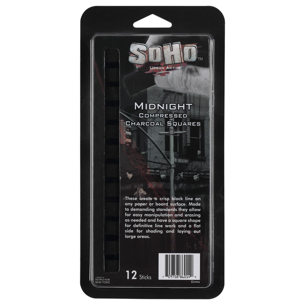 SoHo Compressed Charcoal 