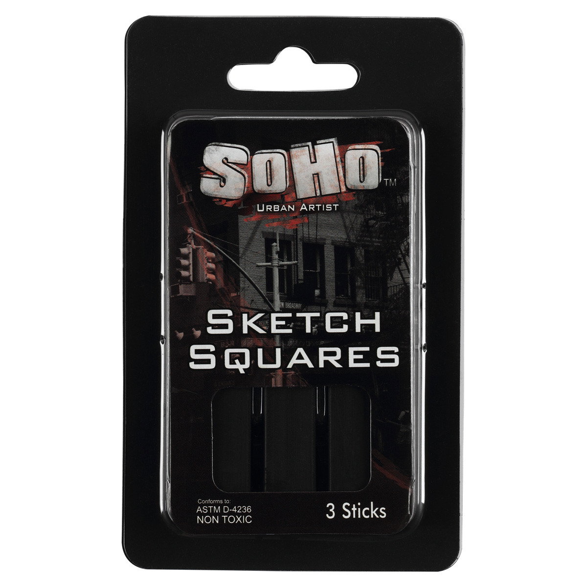 SoHo Sketch Square Stick Pack of 3