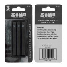 SoHo Compressed Graphite Stick 4B Pack of 3 SoHo Compressed Graphite Stick 4B Pack of 3