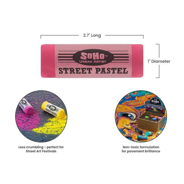 SoHo Urban Artist Jumbo Street Pastel Set of 20 SoHo Urban Artist Jumbo Street Pastel Set of 20