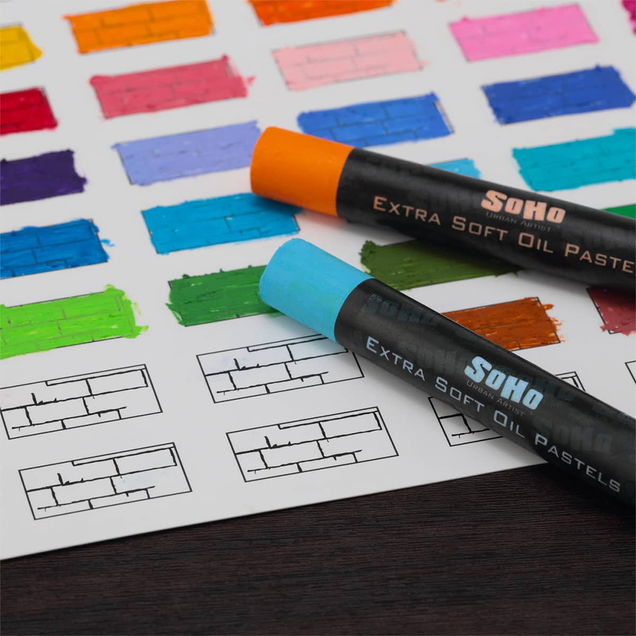 SoHo X-Soft Artist Oil Pastel Sets SoHo X-Soft Artist Oil Pastel Sets
