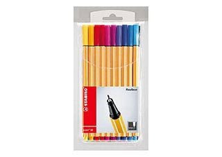 Stabilo Point 88 Pen Wallet 20 Piece Set