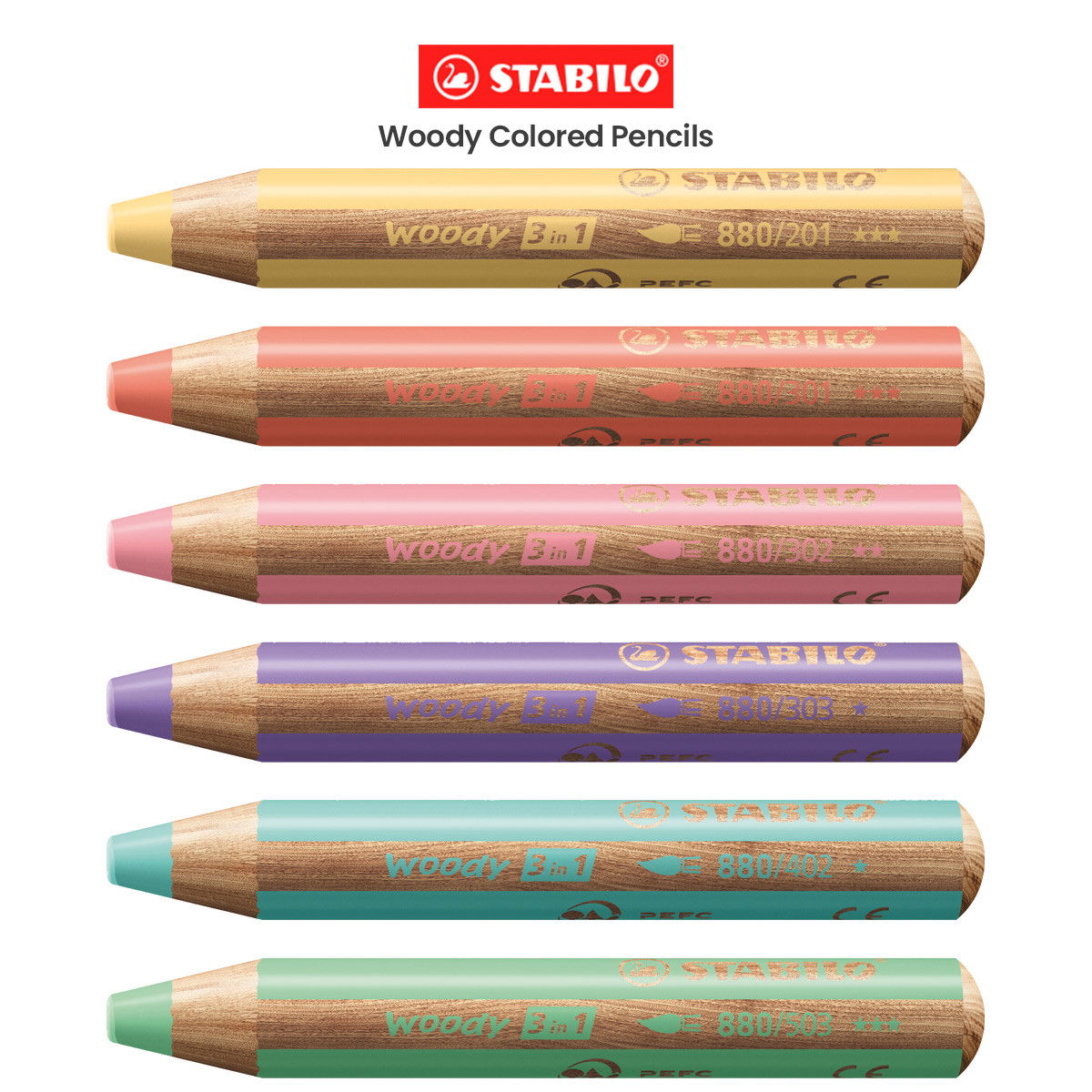 Stabilo Woody 3-in-1 Chunky Pencil