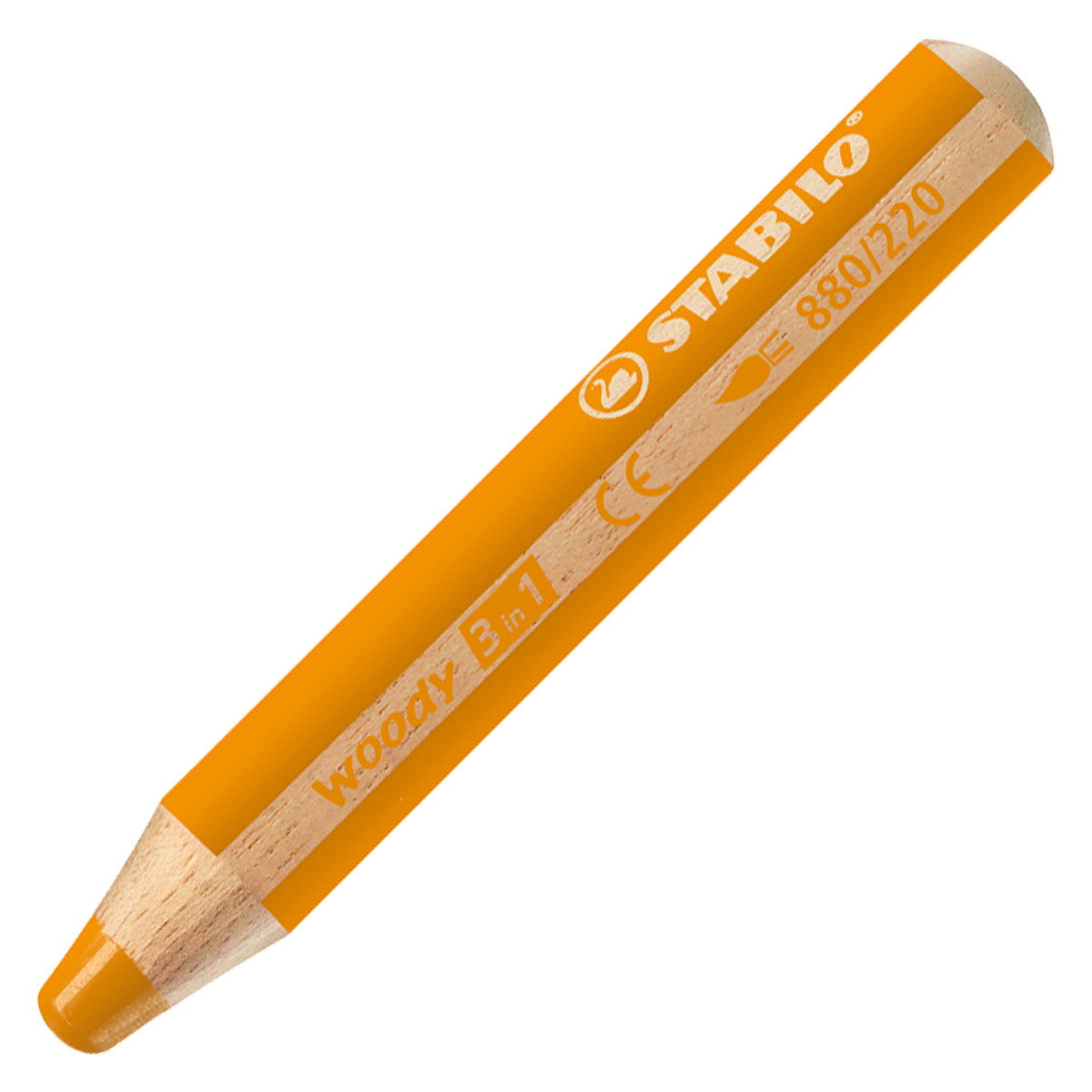 Stabilo Woody 3-in-1 Chunky Pencil Orange - (200038541)