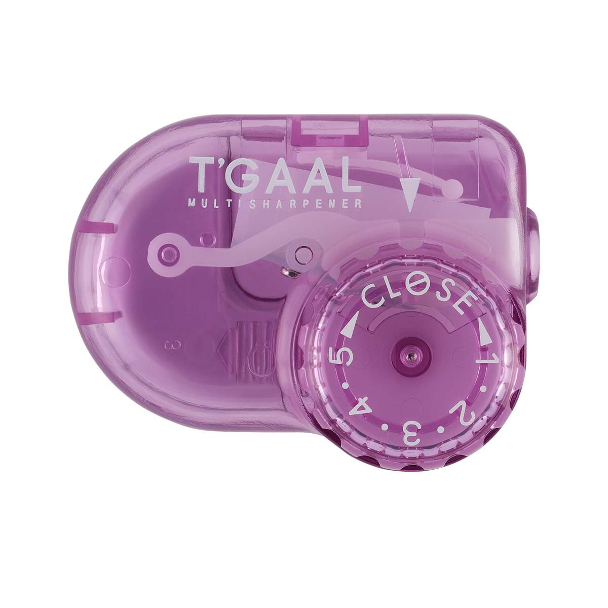 T'Gaal Dial Pencil Sharpener Transparent Purple - (200040124)