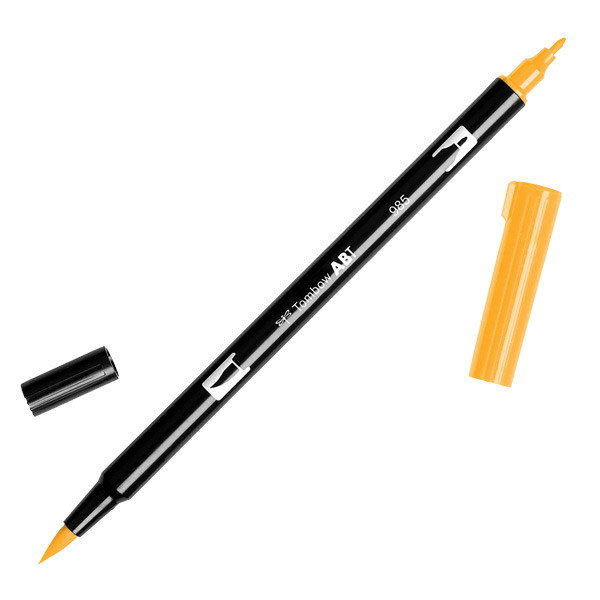 Tombow Dual Brush Pen Chrome Yellow 985 - (100012985)