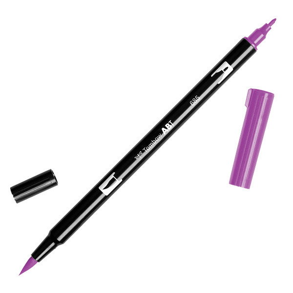 Tombow Dual Brush Pen Deep Magenta 685 - (100012685)