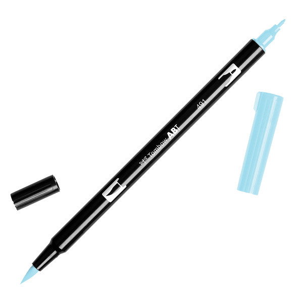 Tombow Dual Brush Pen Glacier Blue 491 - (100012491)