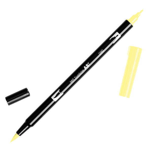 Tombow Dual Brush Pen Lemon Cream 090 - (100012090)